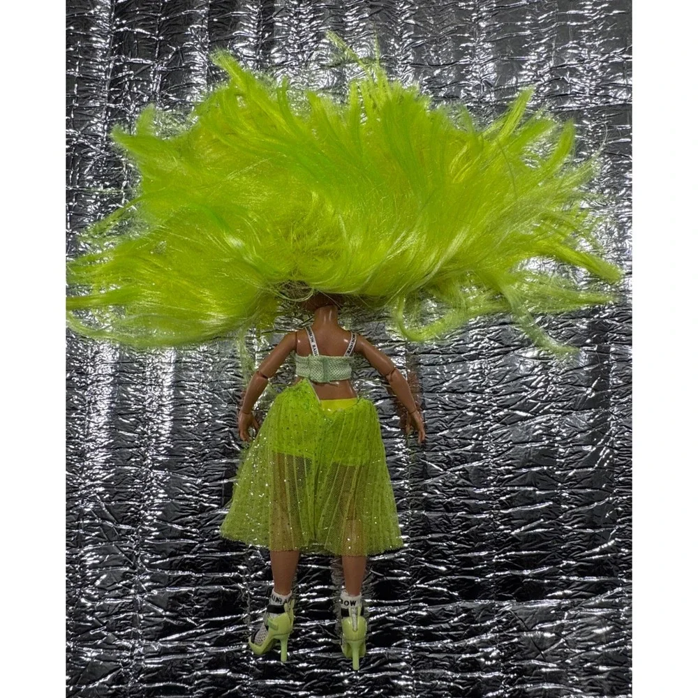 MGA Rainbow High Karma Nichols Series 2 Neon Green Fashion Doll with Outfit